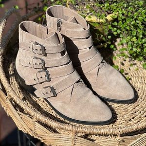 Suede Dolce Vita Side Buckle Booties